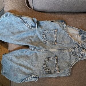 GAP Baby Light Blue Denim Overalls